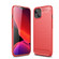 iPhone 13 mini Brushed Texture Carbon Fiber TPU Case - Red