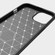 iPhone 13 mini Brushed Texture Carbon Fiber TPU Case - Black