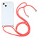 iPhone 13 mini Four-corner Shockproof Transparent TPU Protective Case with Lanyard - Orange