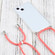 iPhone 13 mini Four-corner Shockproof Transparent TPU Protective Case with Lanyard - Orange