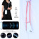 iPhone 13 mini Four-corner Shockproof Transparent TPU Protective Case with Lanyard - Orange