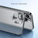 iPhone 13 mini Metal Frame Frosted PC Shockproof Phone Case - Silver
