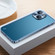 iPhone 13 mini Metal Frame Frosted PC Shockproof Phone Case - Ocean Blue iPhone 13 mini Metal Frame Frosted PC Shockproof Phone Case - Ocean Blue