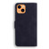 iPhone 13 mini Skin Feel Pure Color Horizontal Flip Leather Case with Holder & Card Slots & Wallet - Black