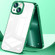 iPhone 13 mini Crystal Plated High Transparency Phone Case - Grass Green