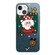 iPhone 13 mini Christmas Series Transparent TPU Protective Case - Page Old Man