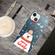 iPhone 13 mini Christmas Series Transparent TPU Protective Case - Hat White Bear iPhone 13 mini Christmas Series Transparent TPU Protective Case - Hat White Bear