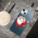 iPhone 13 mini Christmas Series Transparent TPU Protective Case - Look to The Sky Old Man