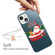 iPhone 13 mini Christmas Series Transparent TPU Protective Case - Gift Box Old Man