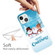iPhone 13 mini Christmas Series Transparent TPU Protective Case - Singing Snowman Deer