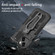 iPhone 13 mini Machine Armor Warrior Shockproof PC + TPU Protective Case - Black