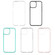 iPhone 13 mini Shockproof Scratchproof TPU + Acrylic Protective Case - Grey