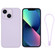 iPhone 13 mini Silicone Phone Case with Wrist Strap - Light Purple