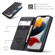 iPhone 13 mini CaseMe-013 Multifunctional Retro Frosted Horizontal Flip Leather Case with Card Slot & Holder & Wallet - Black