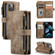 iPhone 13 mini CaseMe-C30 PU + TPU Multifunctional Horizontal Flip Leather Case with Holder & Card Slot & Wallet & Zipper Pocket - Brown