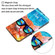iPhone 13 mini 3D Colored Drawing Horizontal Flip Leather Phone Case - Underwater Cat