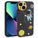 iPhone 13 mini Hug Moon Astronaut Pattern TPU Phone Case - Black