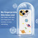 iPhone 13 mini Hug Moon Astronaut Pattern TPU Phone Case - Black