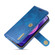 iPhone 13 mini DG.MING Crazy Horse Texture Flip Detachable Magnetic Leather Case with Holder & Card Slots & Wallet - Blue