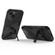 iPhone 13 mini Punk Armor 2 in 1 PC + TPU Phone Case with Invisible Holder - Black