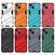 iPhone 13 mini Punk Armor 2 in 1 PC + TPU Phone Case with Invisible Holder - Red