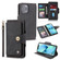 iPhone 13 mini POLA 9 Card-slot Oil Side Leather Phone Case - Black