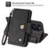 iPhone 13 mini POLA 9 Card-slot Oil Side Leather Phone Case - Black