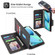 iPhone 13 mini POLA 9 Card-slot Oil Side Leather Phone Case - Black