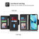 iPhone 13 mini POLA 9 Card-slot Oil Side Leather Phone Case - Black