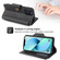 iPhone 13 mini POLA 9 Card-slot Oil Side Leather Phone Case - Black