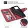 iPhone 13 mini POLA 9 Card-slot Oil Side Leather Phone Case - Red