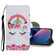 iPhone 13 mini Colored Drawing Pattern Flip Leather Case - Crown Unicorn