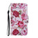 iPhone 13 mini Colored Drawing Pattern Flip Leather Case - Peony