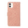 iPhone 13 mini Ethnic Style Embossed Pattern Leather Phone Case - Pink