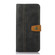 iPhone 13 mini Stitching Thread Calf Texture Leather Phone Case - Black