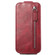 iPhone 13 mini Zipper Wallet Vertical Flip Leather Phone Case - Red