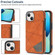 iPhone 13 mini Line Card Holder Phone Case - Brown