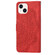 iPhone 13 mini Mandala Embossed Flip Leather Phone Case - Red