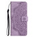 iPhone 13 mini Mandala Embossed Flip Leather Phone Case - Purple