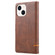iPhone 13 mini Classic Wallet Flip Leather Phone Case - Brown