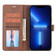 iPhone 13 mini Classic Wallet Flip Leather Phone Case - Brown