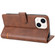 iPhone 13 mini Classic Wallet Flip Leather Phone Case - Brown