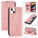 iPhone 13 mini Wireless Charging Magsafe Leather Phone Case - Pink