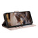 iPhone 13 mini Cat Embossing Pattern Leather Phone Case with Lanyard - Grey