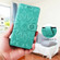 iPhone 13 mini Embossed Sunflower Leather Phone Case - Green