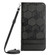 iPhone 13 mini Crossbody Football Texture Magnetic PU Phone Case - Black