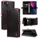 iPhone 13 mini GQUTROBE RFID Blocking Oil Wax Leather Case - Red