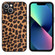 iPhone 13 mini Leather Back Phone Case - Leopard Print