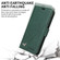 iPhone 13 mini GQUTROBE Right Angle Leather Phone Case - Green