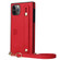 iPhone 13 mini Crossbody Lanyard Shockproof Protective Phone Case - Red